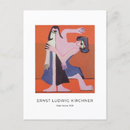 Carte Postale Ernst L. Kirchner - Danse Masque - Beaux-Arts colo