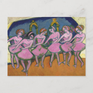 Carte Postale Ernst Ludwig Kirchner - Six Danseurs
