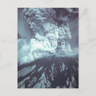 Carte Postale Éruption du mont Saint Helens Stratovolo 1980