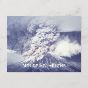 Carte Postale Éruption du mont Sainte-Hélène, 18 mai 1980
