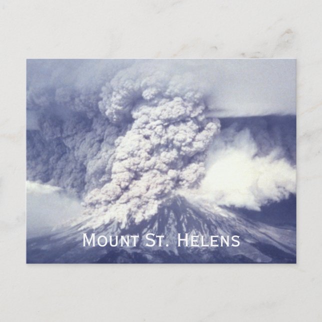 Carte Postale Éruption du mont St. Helens, 18 mai 1980 (Devant)