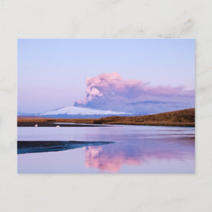 Carte Postale Eruption on Eyjafjalla Glacier #5