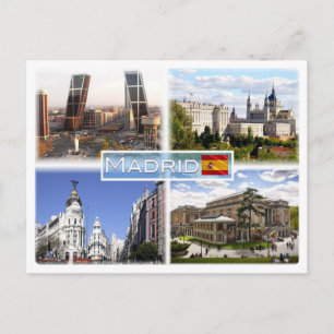 Carte Postale ES Madrid - Puerta de Europa - plaza de Castilla -