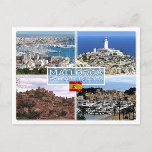 Carte Postale ES Mallorca - Vue sur la baie de Palma - Casquette