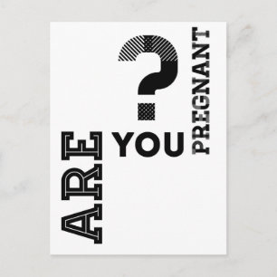 Carte Postale Es-Tu Enceinte ?