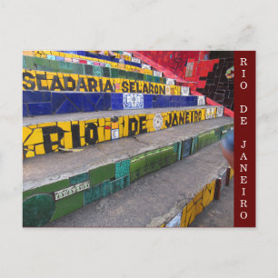 Carte Postale escadaria selarón rio