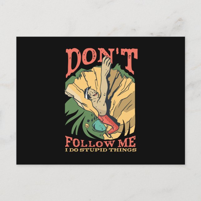 Carte Postale Escalade (Devant)