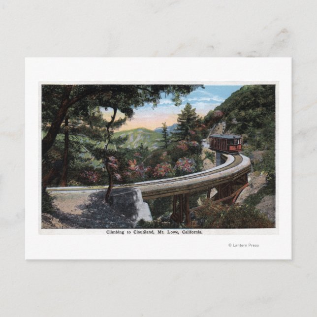 Carte Postale Escalade à la vue Cloudland (Devant)