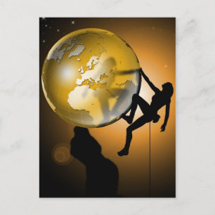 Carte Postale Escalade dans le monde