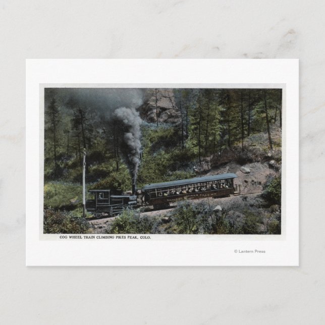 Carte Postale Escalade du train à roulettes (Devant)