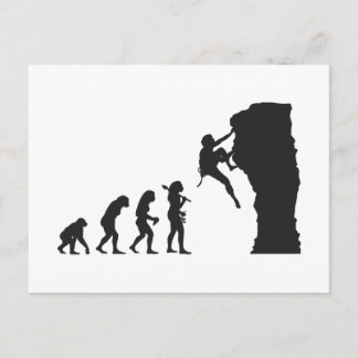Carte Postale Escalade rocheuse