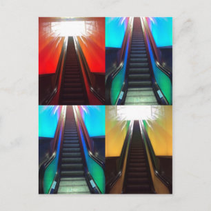 Carte postale Escalators