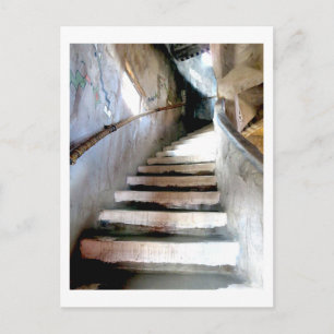 Carte Postale Escalier de la tour de guet