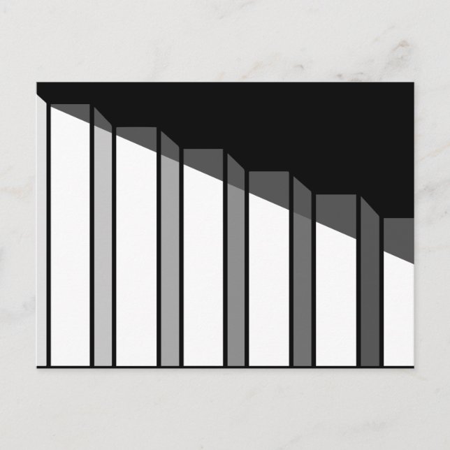 Carte Postale Escalier d'illusion optique (Devant)