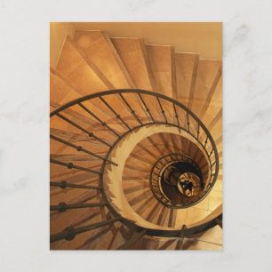 Carte Postale Escalier en spirale
