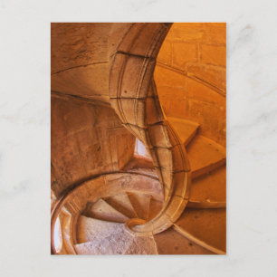 Carte Postale Escalier en spirale torsadé, Portugal