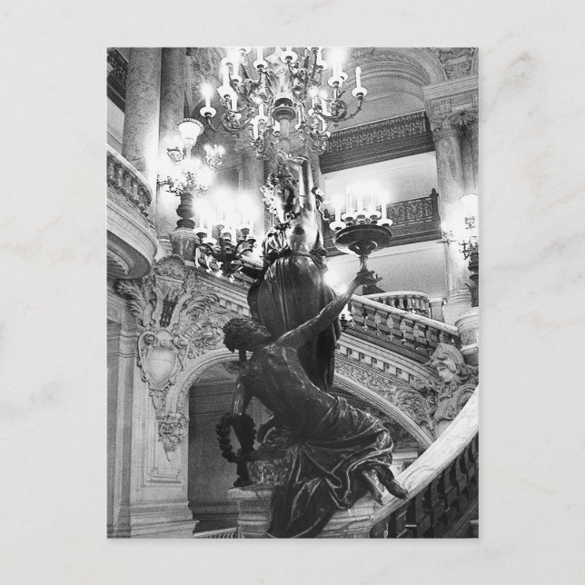 Carte Postale Escalier Opéra (Devant)