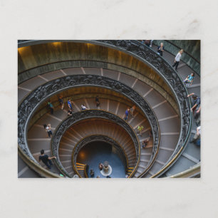 Carte Postale Escalier spiral du Musée du Vatican