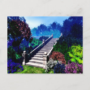 Carte Postale Escalier vers le paradis