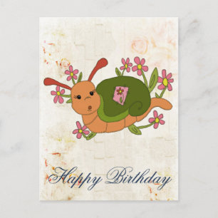 Carte Postale Escargot