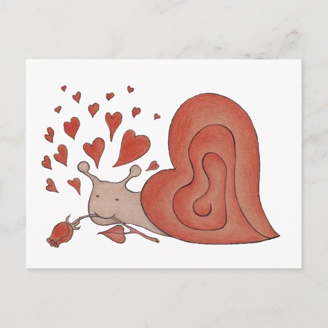 Carte Postale Escargot (Devant)