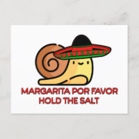 Escargot Margarita por faveur, tenir le sel