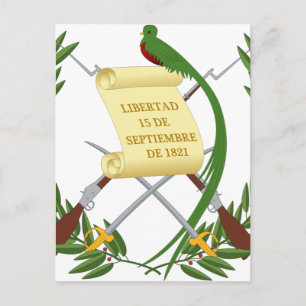 Carte Postale Escudo de armas de Guatemala - Armoiries