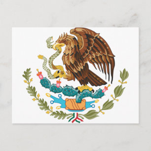 Carte Postale Escudo Nacional de México - Emblème mexicain