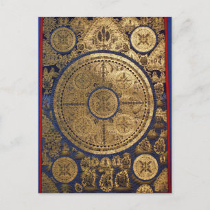 CARTE POSTALE ESOTÉRIE OR THANGKA ART