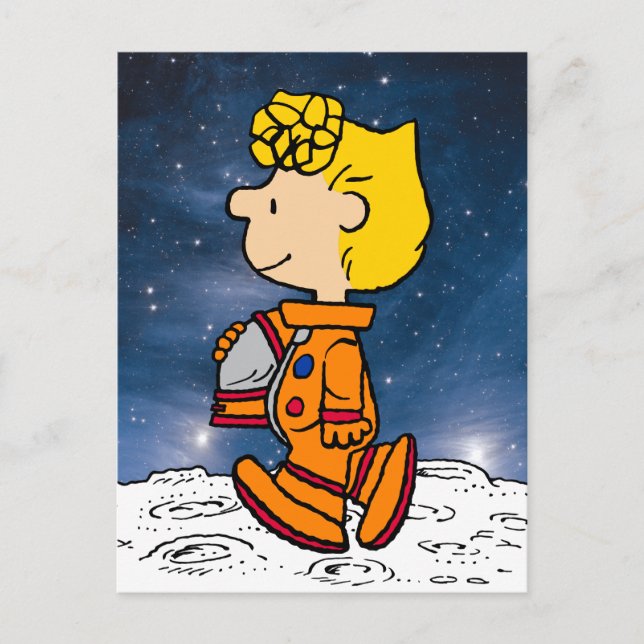 Carte Postale ESPACE | Astronaut Brown Sally (Devant)