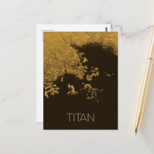 Carte Postale Espace Extérieur, Cosmos, Système Solaire, Titan L