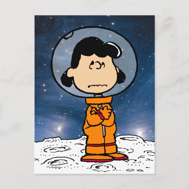 Carte Postale ESPACE | Lucy Astronaut (Devant)