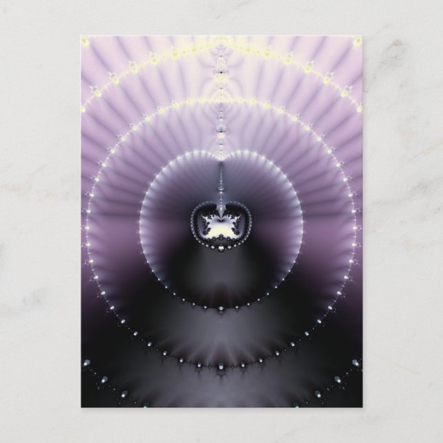 Carte Postale Espace Violet (Devant)
