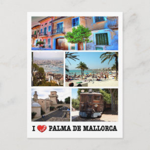 Carte Postale Espagne - Baléares - Majorque - I Love -