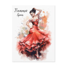 Carte postale Espagne Flamenco Dance - World of Da