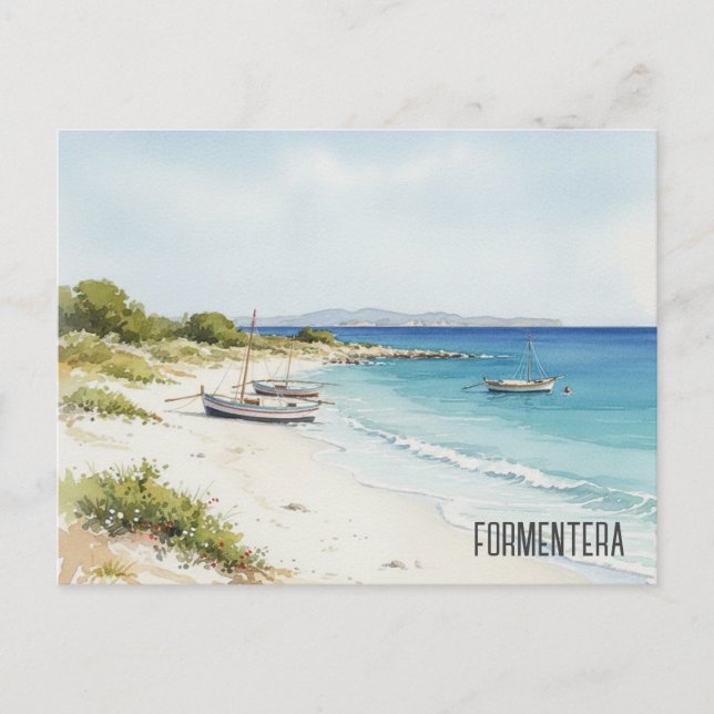 Carte Postale Espagne Formentera Voyage (Devant)