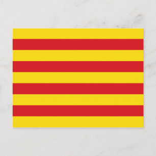 Carte Postale Espagne : La Senyera Catalogne