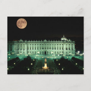 Carte Postale Espagne, Madrid, Palais Royal et Plaza de