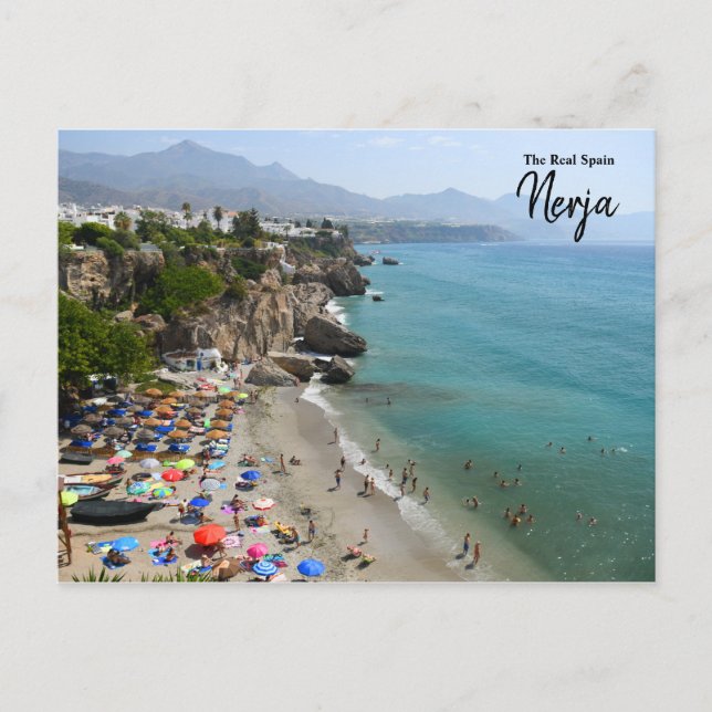 Carte Postale Espagne réelle - Nerja (Devant)