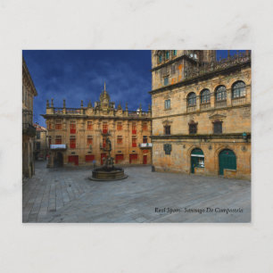 Carte Postale Espagne réelle- Saint-Jacques-de-Compostelle