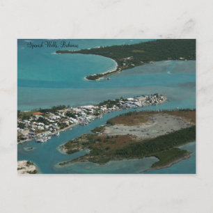 Carte postale espagnole Wells, Bahamas