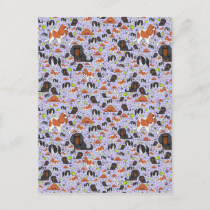 Carte Postale Espagnols en pourpre