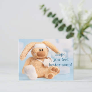 Carte postale Espérons que vous vous sentirez mieu