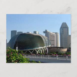 Carte Postale Esplanade Theatre Singapour