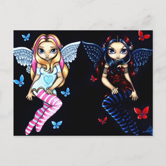 Carte postale "Espoir et désespoir" (Devant)