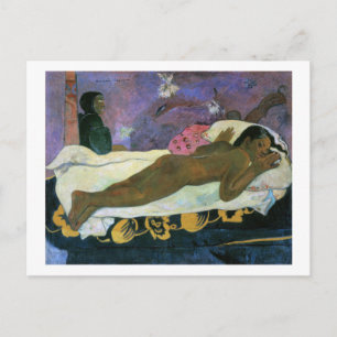 Carte Postale Esprit de l'observation des morts, Gauguin
