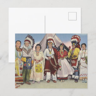 Carte Postale Esprit des plaines de l'Ouest