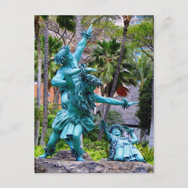 Carte Postale Esprit d'Hawaï (Devant)