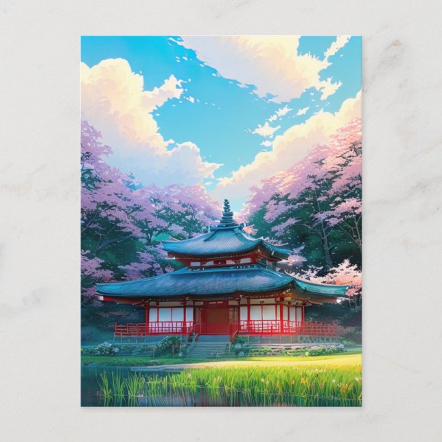 Carte Postale Esprit florissant du Japon (Devant)