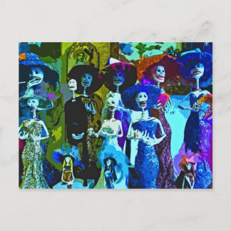 Carte Postale Esquelettes